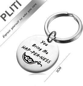 img 3 attached to 👫 PLITI Couple Keychain: Two Peas in a Pod Jewelry, Pea Pod Keyring - A Source of Happiness, Perfect Wedding Gift for Couples