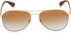 img 3 attached to Ultimate Style and Durability: Ray Ban Men's Metal Sunglass Aviator