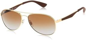 img 4 attached to Ultimate Style and Durability: Ray Ban Men's Metal Sunglass Aviator