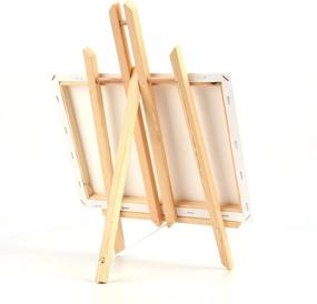 img 3 attached to Tosnail Tabletop Canvas & Easel Set: Perfect Painting Craft and Art Decoration Set