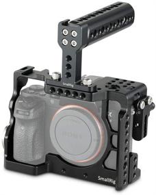 img 4 attached to SMALLRIG Camera Cage for Sony A7 II/A7R II/A7S II Mirrorless Digital Camera with Top Handle and HDMI Cable Lock - 2014