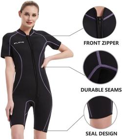 img 1 attached to IFLOVE Wetsuit Neoprene Snorkeling Surfing Sports & Fitness