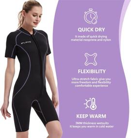 img 2 attached to IFLOVE Wetsuit Neoprene Snorkeling Surfing Sports & Fitness