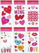 b there bundle valentines window clings logo