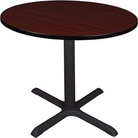 img 3 attached to Regency Round Breakroom Table Redwood