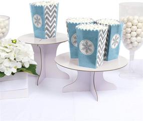 img 3 attached to Winter Wonderland Snowflake Holiday Wedding Event & Party Supplies