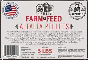 img 2 attached to 🌾 Family Farm and Feed: Alfalfa Hay Food for Small Pets - Young and Adult - Pellets - 5 lb