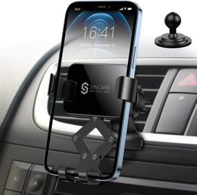 img 4 attached to 📱 Syncwire Car Phone Holder Mount: Upgraded Gravity Mount for iPhone and Samsung Galaxy, Ideal for Air Vent, Fits Smartphones Under 6.7 Inches