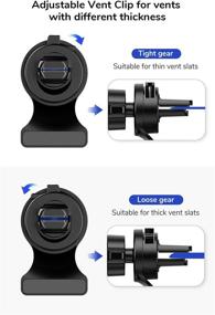 img 1 attached to 📱 Syncwire Car Phone Holder Mount: Upgraded Gravity Mount for iPhone and Samsung Galaxy, Ideal for Air Vent, Fits Smartphones Under 6.7 Inches