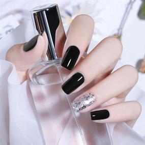 img 3 attached to 💅 Станьте великолепной дома с гель-лаком VENALISA Pure Black - идеальный вариант для маникюра высокого качества в стиле салона, который можно сделать самостоятельно!