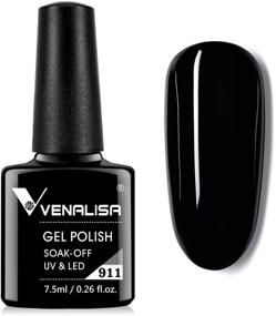 img 4 attached to 💅 Станьте великолепной дома с гель-лаком VENALISA Pure Black - идеальный вариант для маникюра высокого качества в стиле салона, который можно сделать самостоятельно!