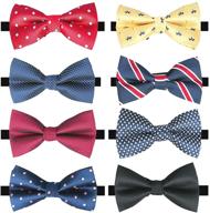 adjustable pre tied elegant different colors men's accessories for ties, cummerbunds & pocket squares logo