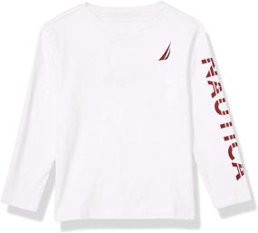 img 2 attached to Nautica Sleeve Graphic White Small