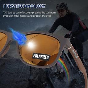 img 3 attached to 🕶️ Enhance Your Performance with Polarized Sports Sunglasses for Men: Perfect for Fishing, Cycling, and Golf