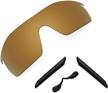 polarized replacement compatible radarlock sunglass men's accessories logo