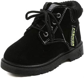 img 4 attached to Komfyea Toddler Hiking Classic Outdoor Boys' Shoes: Reliability and Comfort for Outdoor Adventures