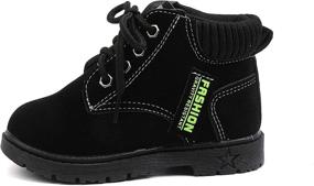 img 2 attached to Komfyea Toddler Hiking Classic Outdoor Boys' Shoes: Reliability and Comfort for Outdoor Adventures