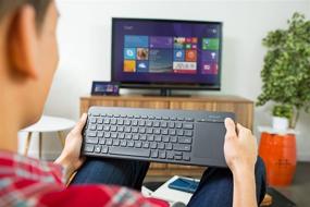 img 1 attached to 💻 Microsoft Wireless All-In-One Media Keyboard (N9Z-00001), Black – Ultimate Connectivity and Convenience
