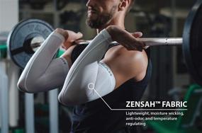 img 1 attached to Zensah Компрессионные Рукавицы Черные X Large Спортивные Товары и Фитнес