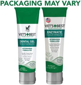 img 3 attached to 🦷 Vet's Best Enzymatic Toothpaste for Dogs - Teeth Cleaning Gel for Fresh Breath and Veterinary Formulated Dental Care