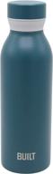 💧 built cascade water bottle, 18 ounces, teal - durable and stylish hydration companion логотип