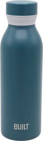 img 4 attached to 💧 BUILT Cascade Water Bottle, 18 ounces, Teal - Durable and Stylish Hydration Companion