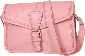 img 4 attached to Leather Crossbody Purses Handbags Shoulder Women's Handbags & Wallets for Shoulder Bags