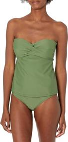 img 1 attached to Catalina Womens Standard Bandeau Tankini