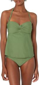 img 3 attached to Catalina Womens Standard Bandeau Tankini