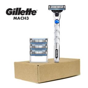 img 3 attached to Gillette Mach3 3D Men's Razor Holder with 4 Blade Refills