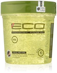 img 3 attached to 🌿 ECOCO Eco Style Gel 100% Pure Olive Oil: Achieve Healthy Shine, Tame Split Ends, and Nourish Scalp with Weightless Style, Longer-lasting Superior Hold - 24 Fl Oz