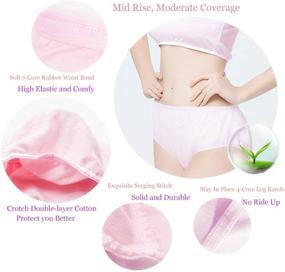 img 3 attached to Starly Womens Disposable Cotton Underwear