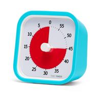 ⏰ sky blue time timer 60 minute mod education edition ⁠— visual timer for kids classroom learning, elementary teachers desk clock, homeschool study tool and office meetings with silent operation logo