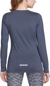 img 3 attached to 👚 ATHLIO 2 or 3 Pack Women's UPF 50+ Long Sleeve Workout Shirts - Sun Protection Running Shirt, Dry Fit Athletic Tops with UV Shielding