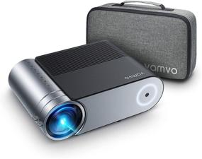 img 4 attached to 🎥 Vamvo L4200 Mini Projector, Portable Video Projector for Full HD 1080P 200” Display; 3800 Lux Outdoor Movie Projector with 50,000 Hrs, Compatible with Fire TV Stick, PS4, HDMI, VGA, AV and USB