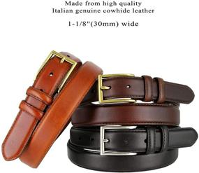 img 3 attached to Goffredo Oil Tanned Italian Leather Men's Belts: Genuine Accessories of Exceptional Quality