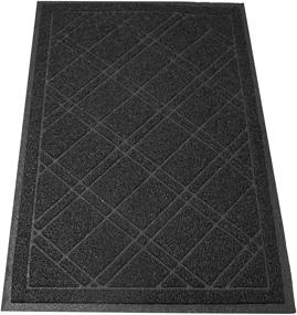 img 4 attached to Duraloop Mesh Entrance Door Mat – Plaid Design 35” x 23” – Anti Slip, Durable & Washable – Universal Use for Outdoors & Indoors – Dirt and Dust Absorber – SlipToGrip