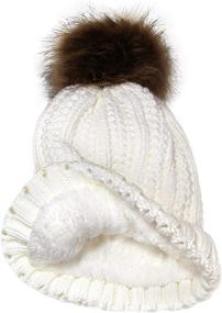 img 2 attached to Womens Winter Knitted Beanie Awareness Outdoor Recreation for Outdoor Clothing