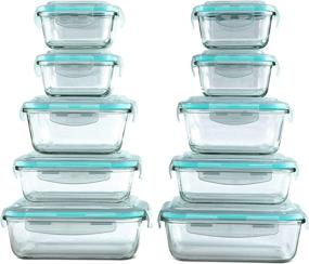 img 4 attached to Piece Glass Food Storage Containers