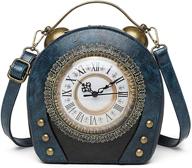 steampunk shoulder messenger women's handbags & wallets: versatile working handbags and shoulder bags logo