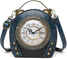 img 4 attached to Steampunk Shoulder Messenger Women's Handbags & Wallets: Versatile Working Handbags and Shoulder Bags