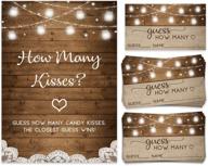 kisses guessing matching bridal activity logo