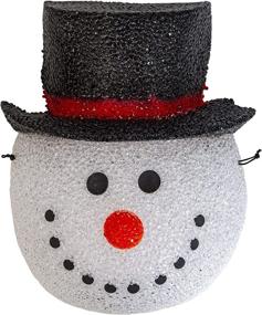 img 3 attached to 🎅 Enhance Your Holiday Decor with the Besti Snowman Porch Light Cover: Easy, No-Tool Installation, Weather-Resistant Acrylic, Fits Standard Outdoor Lighting