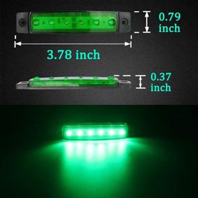 img 3 attached to 🚦 Botepon 6Pcs Led Rock Lights: Vibrant Green Underglow Lights for Trucks, Golf Carts, Jeeps, and Offroad Vehicles!