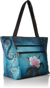 img 3 attached to Anna Anuschka Leather Large Royal Women's Handbags & Wallets and Shoulder Bags