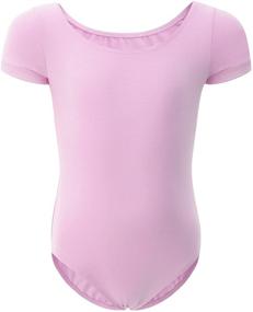 img 4 attached to 🩰 WEGETIT Leotards: Beautiful Ballet Dance Attire for Toddler Gymnasts