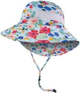 bassdash kids wide brim hats & caps - girls and boys accessories for enhanced sun protection logo