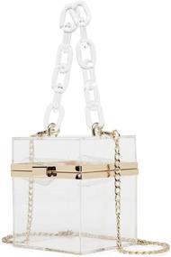 img 3 attached to 👛 Women's Acrylic Transparent Shoulder Crossbody Handbag – Handbags, Wallets, and Top-Handle Bags