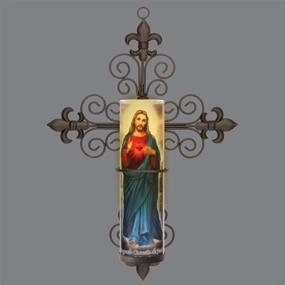 img 2 attached to The Saints Collection Sacred Heart of Jesus LED Flameless Devotion Prayer Candle | 6 Hour Timer, Religious Gift for Devotion and Enjoyment!