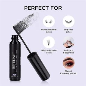 img 1 attached to 💧 BEYELIAN Cluster Lash Glue: Super Strong Hold and Lasting Waterproof Adhesive for Black Lash Clusters